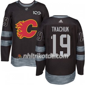 Calgary Flames Trikot Matthew Tkachuk 19 1917-2017 100th Anniversary Adidas Schwarz Authentic - Herren